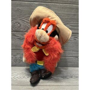 Vintage Yosemite Sam Ace Looney Tunes Plush Toy 14” Cartoon Doll Retro Nostalgia